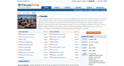 Desktop Screenshot of ca.countrylist.bytrade.com