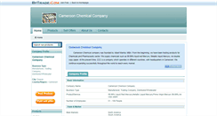 Desktop Screenshot of camchemica.en.bytrade.com